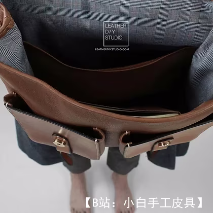 Leather DIY Studio 提供免费背包版型 #12 - 9