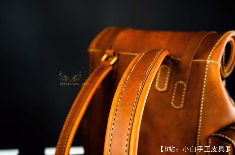 Creative Awl 提供的免费敞篷背包版型（卷状） - 6