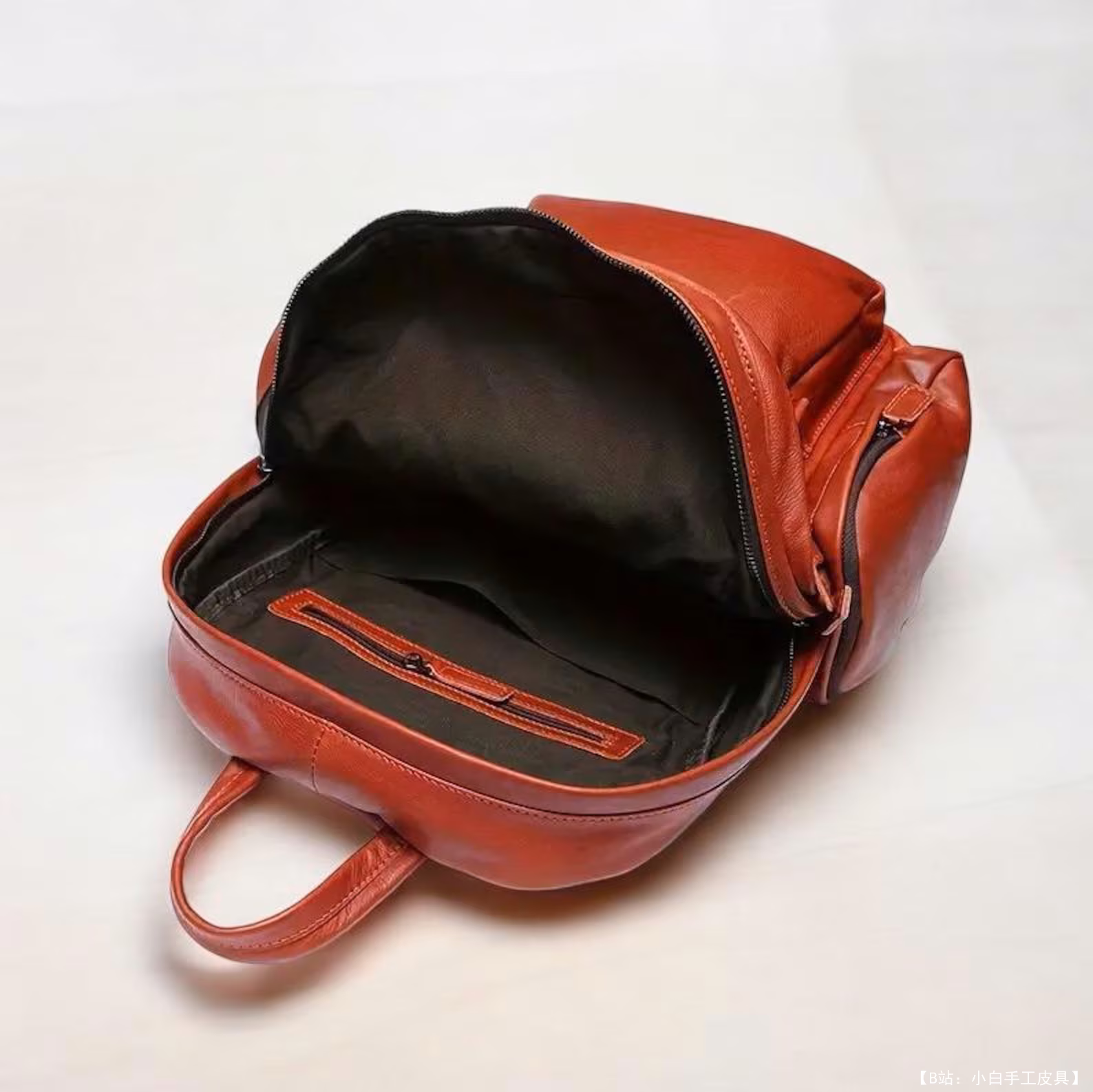 免费皮革背包版型 #6 by FloresPatterns - 6