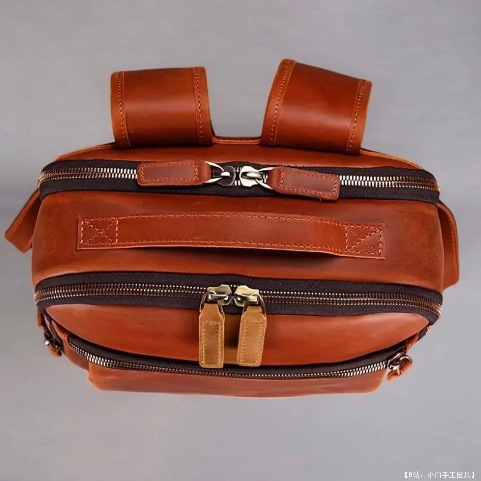 免费皮革背包版型 21 由 FloresPatterns 设计 - 5