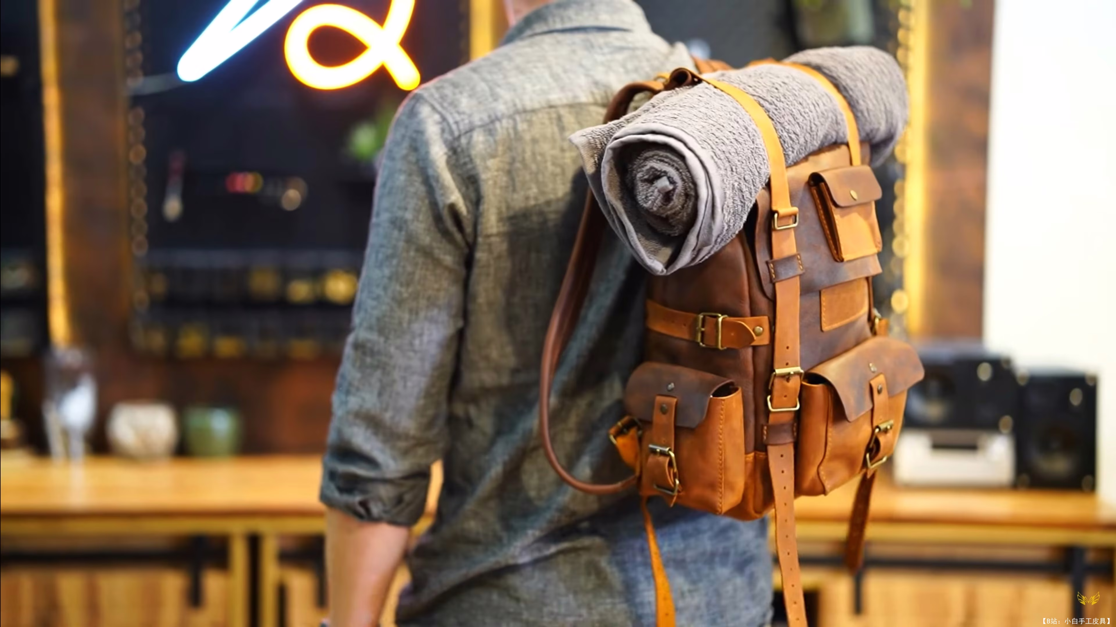 Creative Awl 提供的免费免费童子军背包版型 - 5