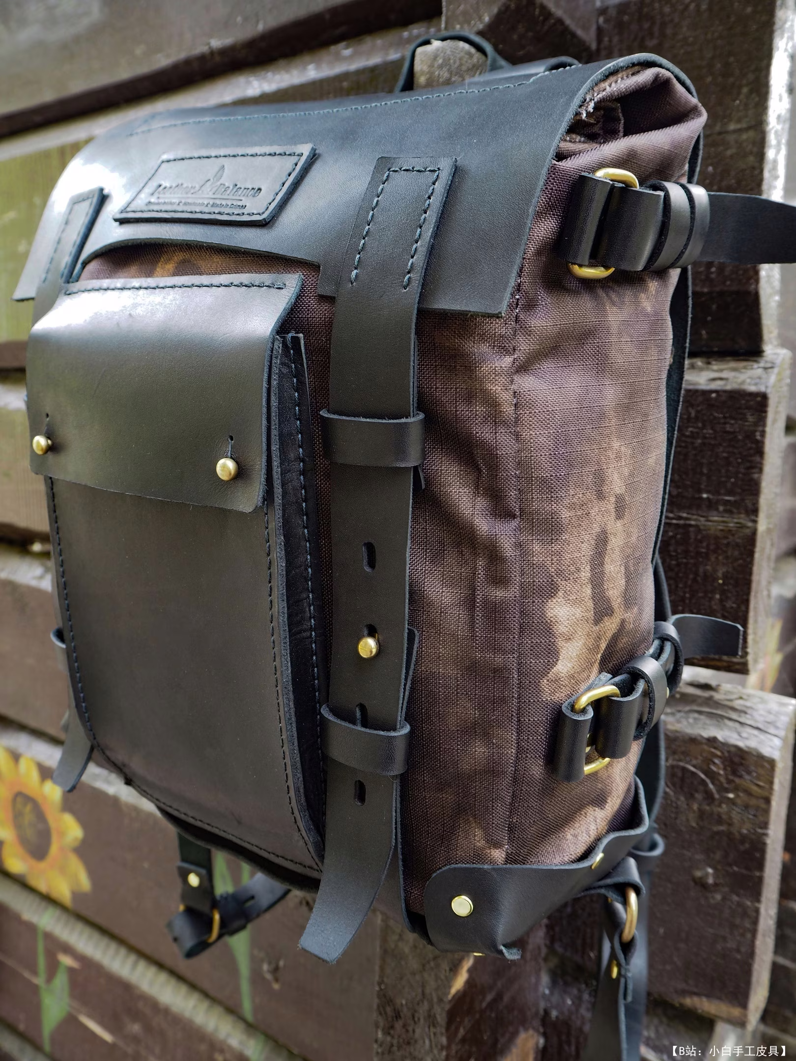 Mark Nikolai Leather 提供的免费 Mezdulesa 背包版型 - 1