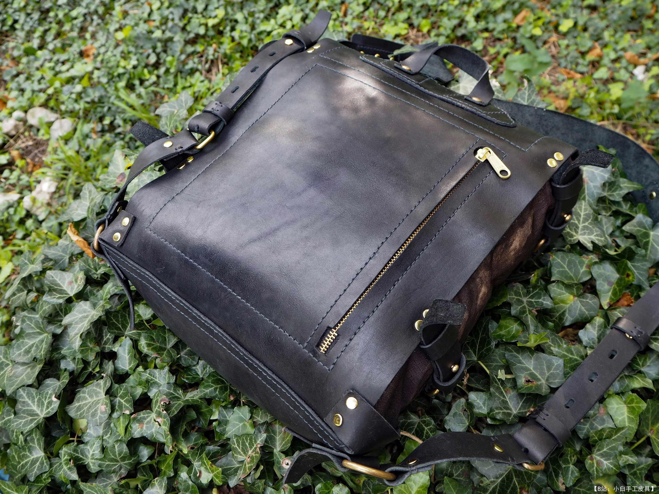 Mark Nikolai Leather 提供的免费 Mezdulesa 背包版型 - 3