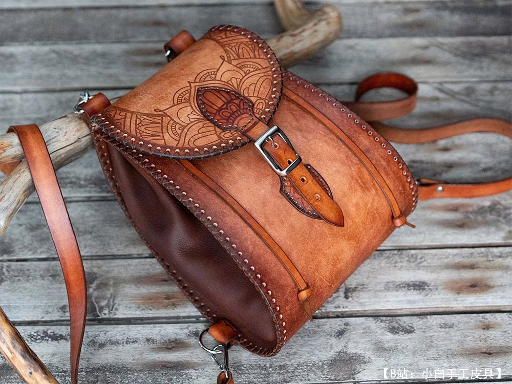 Mark Nikolai Leather 提供的免费 Mezdulesa 背包版型 - 8