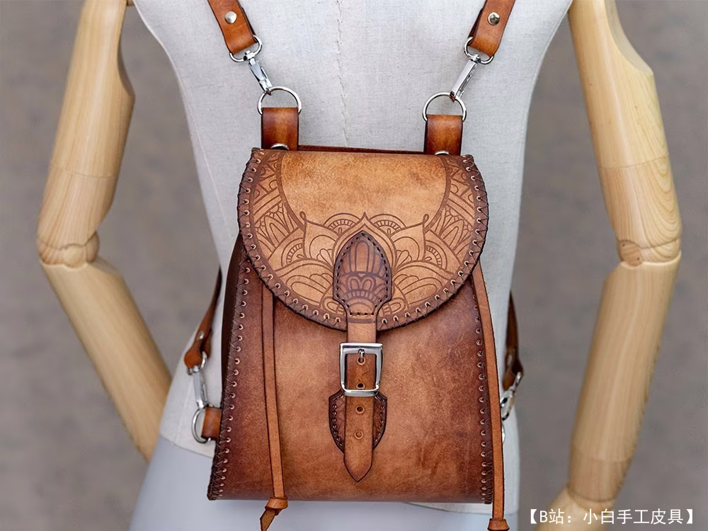 Mark Nikolai Leather 提供的免费 Mezdulesa 背包版型 - 10