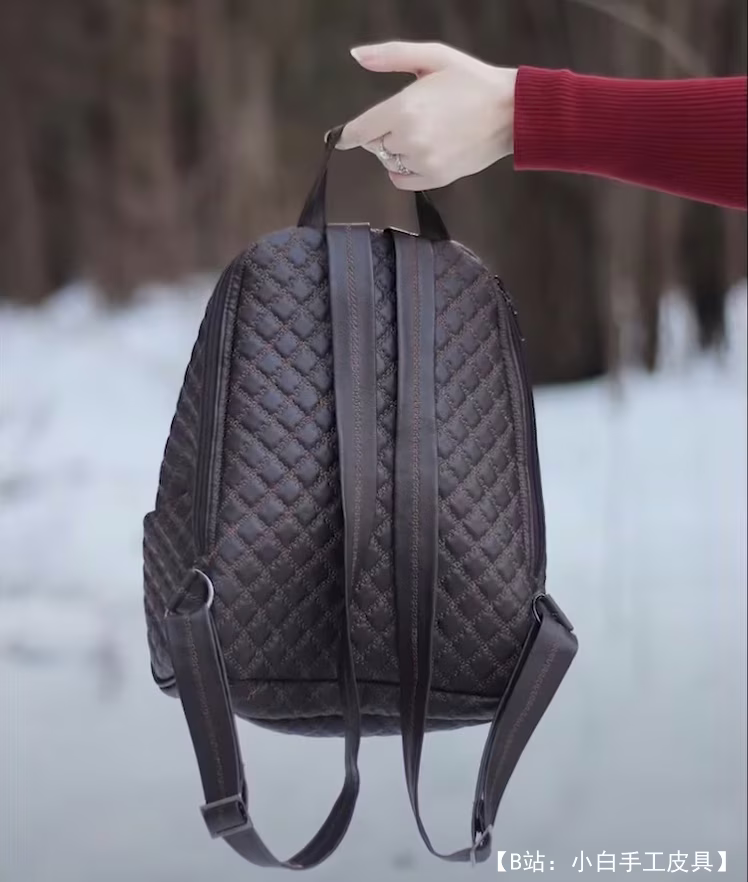 来自“缝纫对话”频道的免费版型背包 - 2