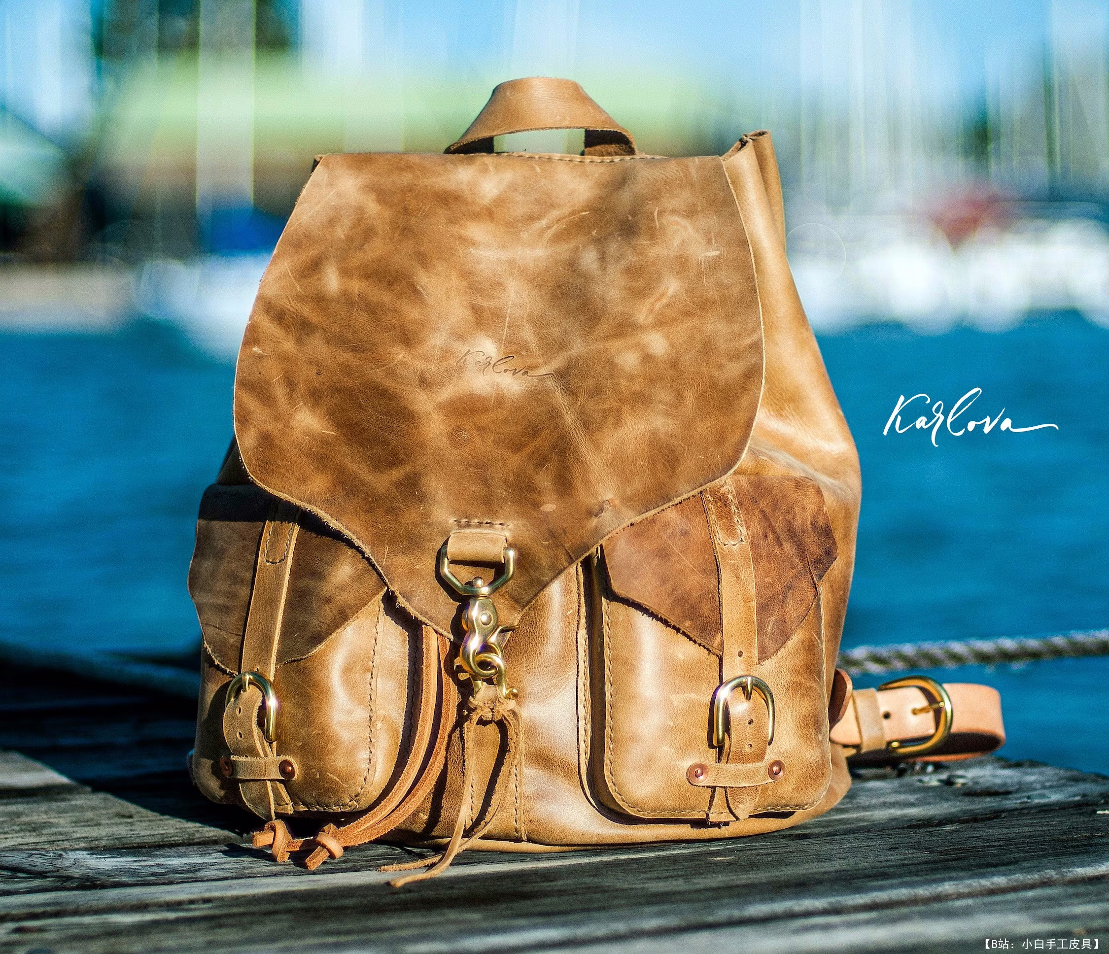 Karlova 签名免费版型背包 - 4