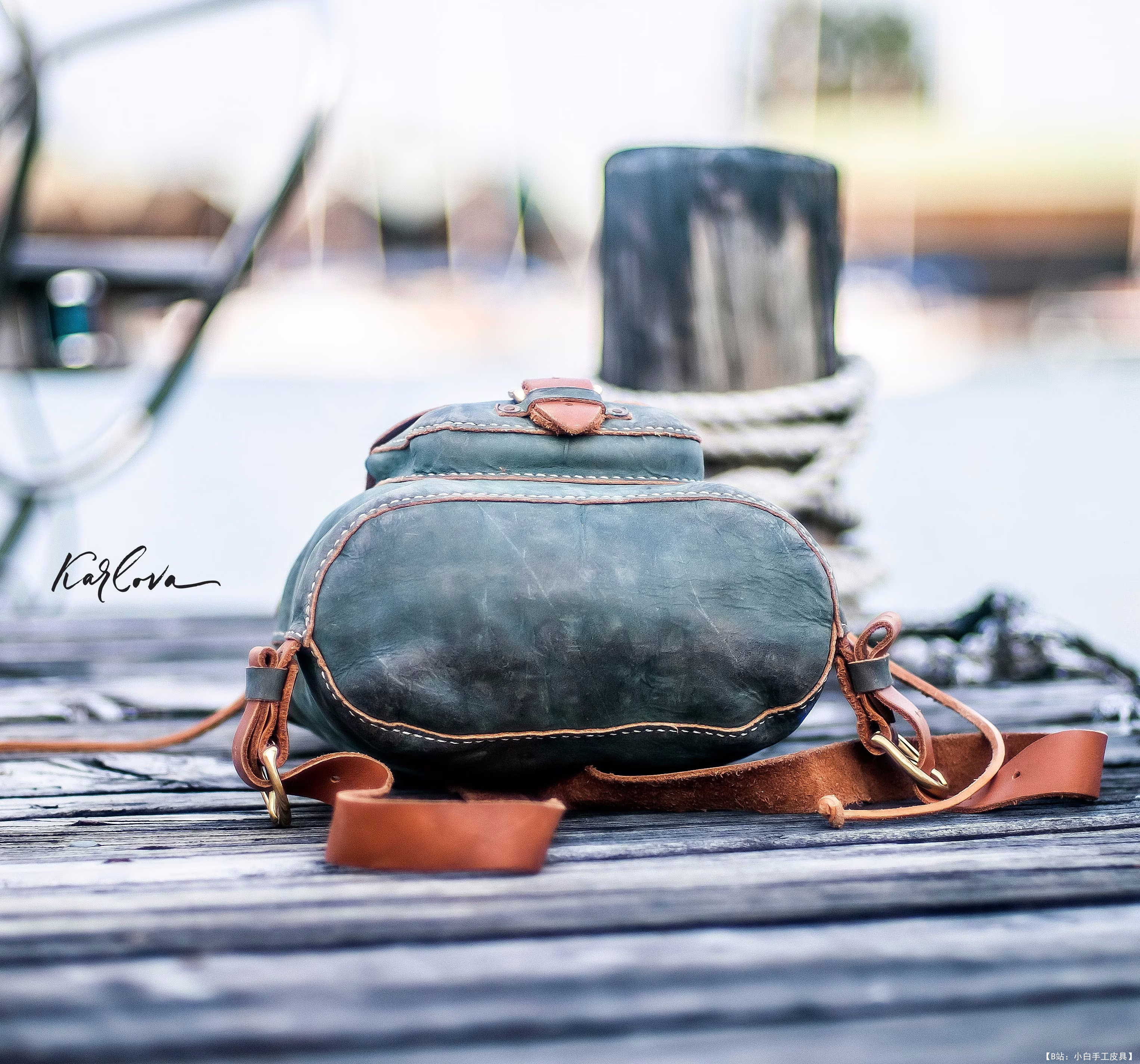 Karlova Design 设计的免费版型背包单桅帆船 - 4