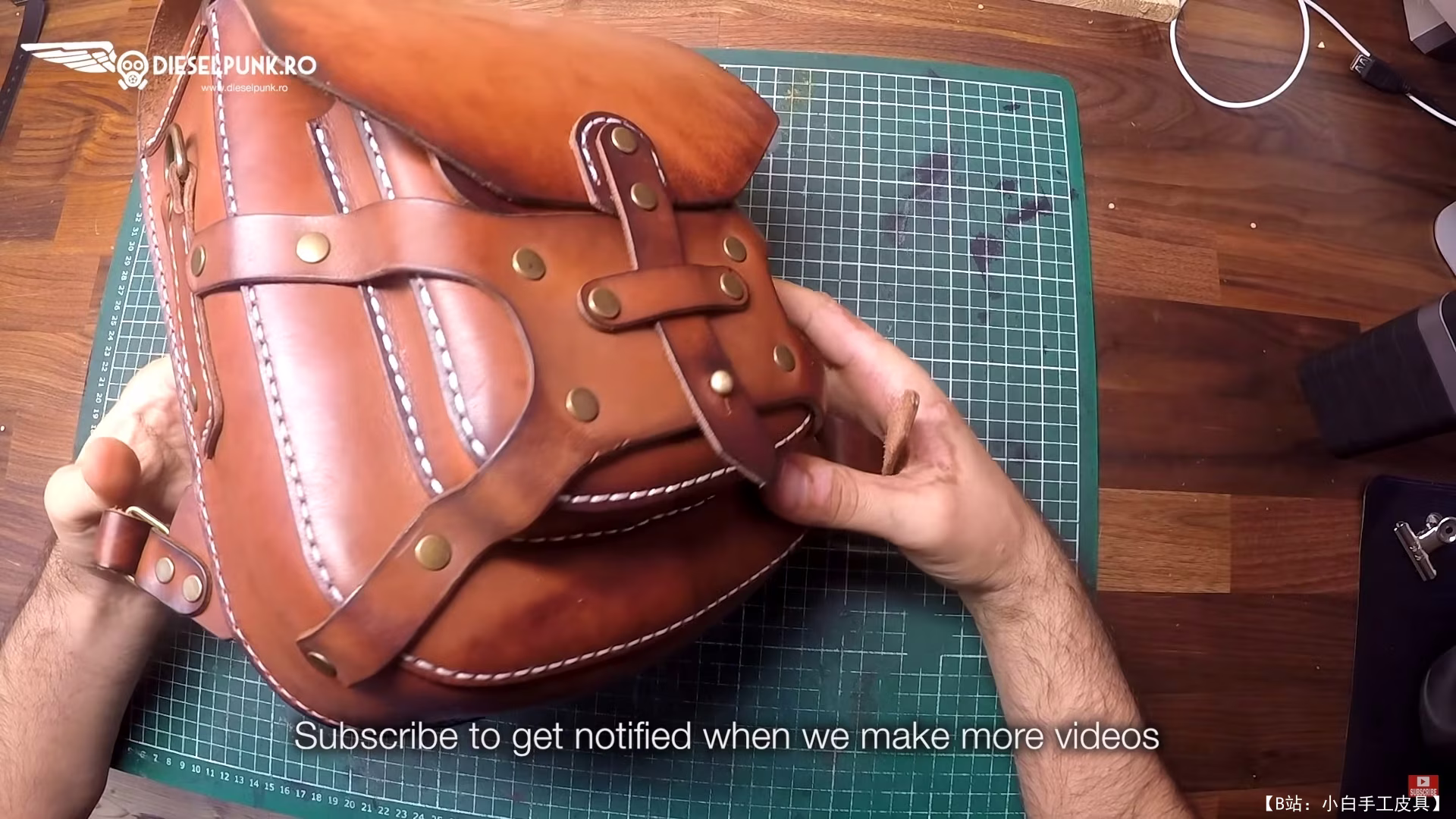 DieselpunkRo 免费版型背包，带外部口袋 - 3