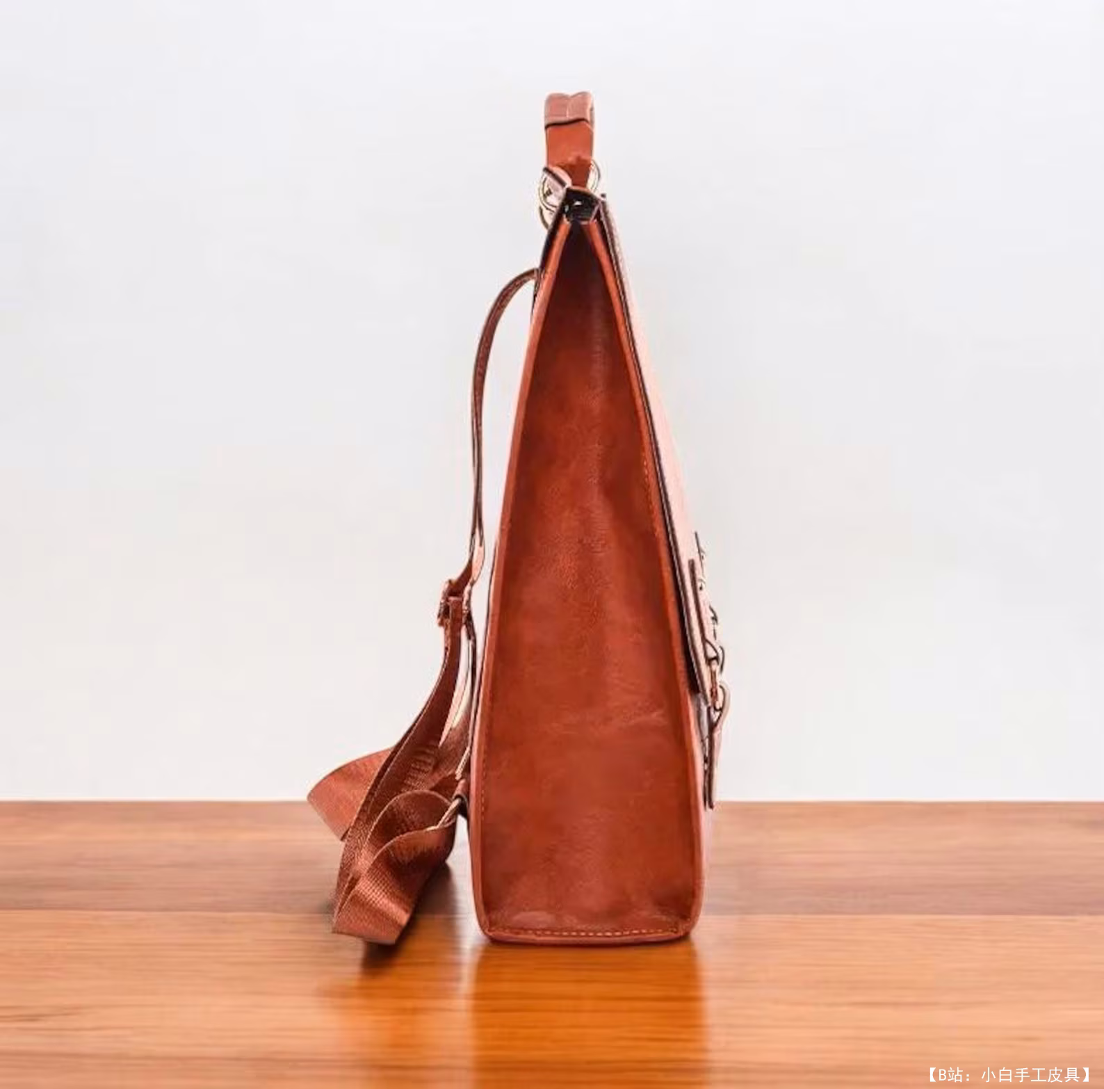 FloresPatterns 免费版型皮革背包 - 5