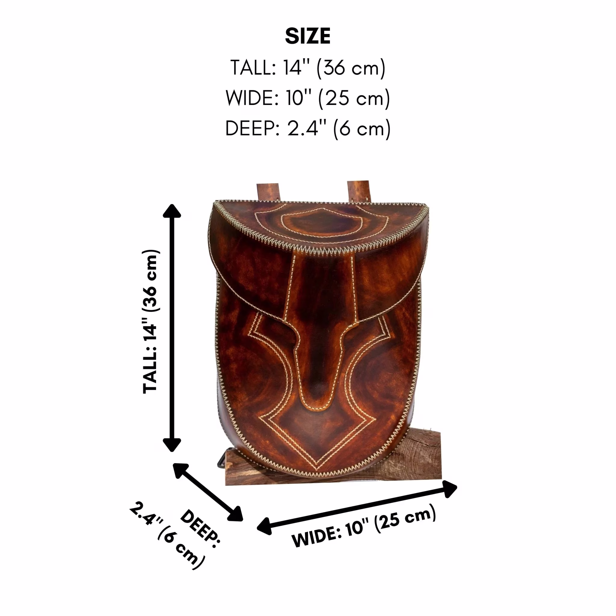 免费版型皮革背包 Geronimo by VasileandPavel - 2