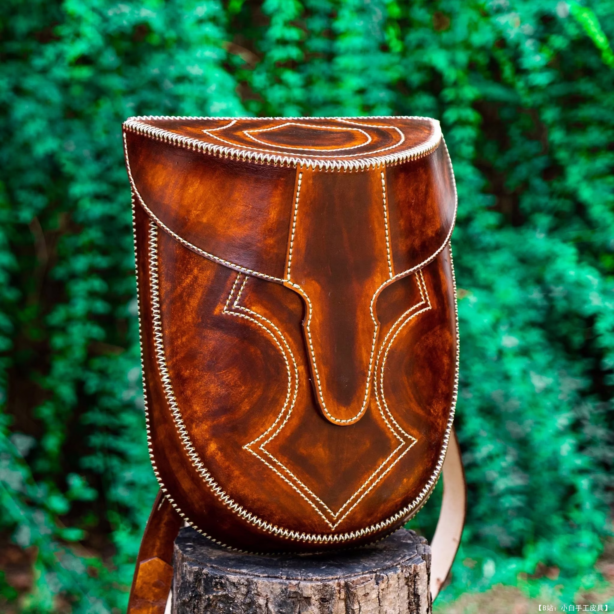 免费版型皮革背包 Geronimo by VasileandPavel - 3