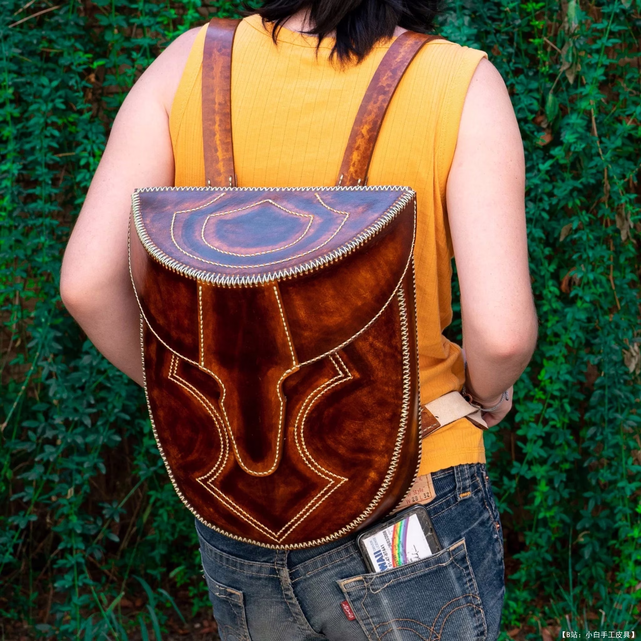 免费版型皮革背包 Geronimo by VasileandPavel - 4