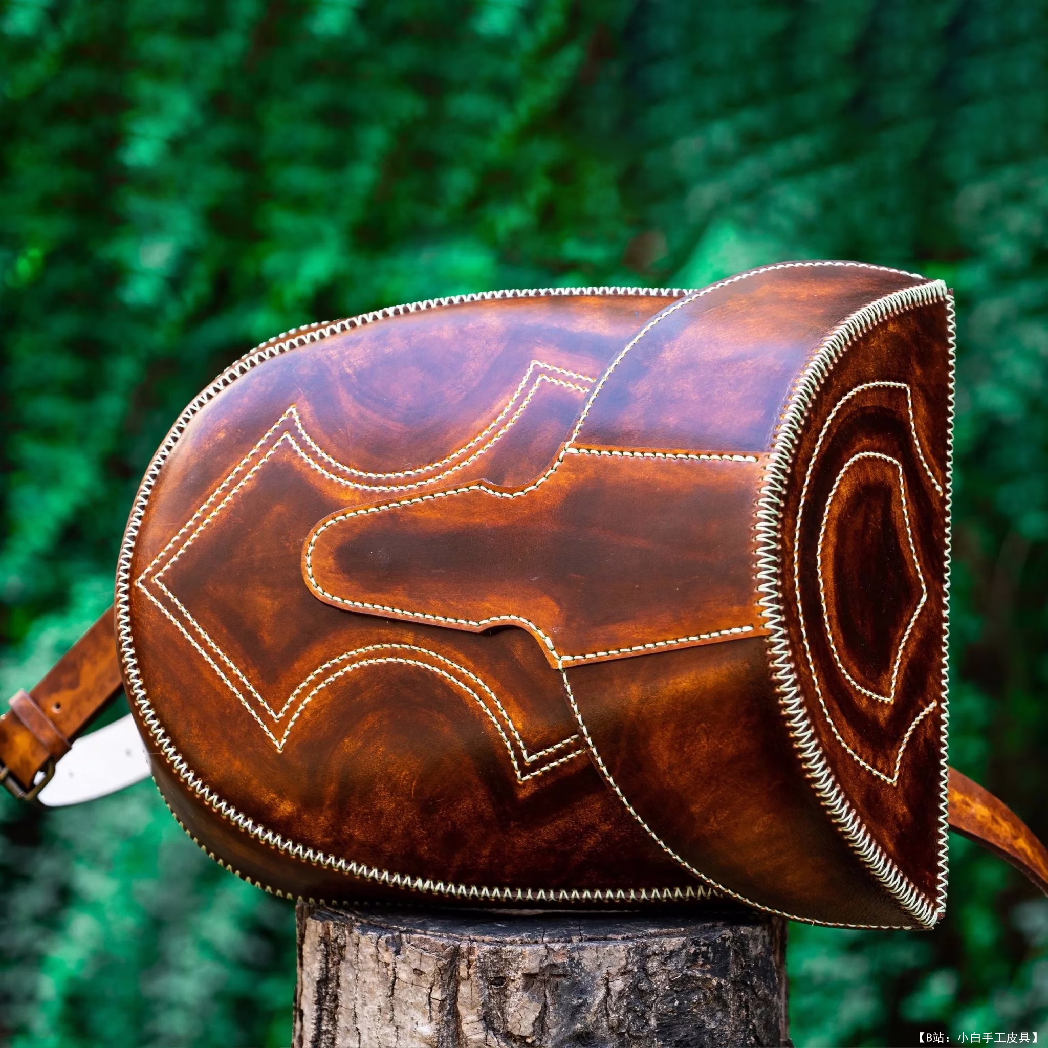 免费版型皮革背包 Geronimo by VasileandPavel - 8