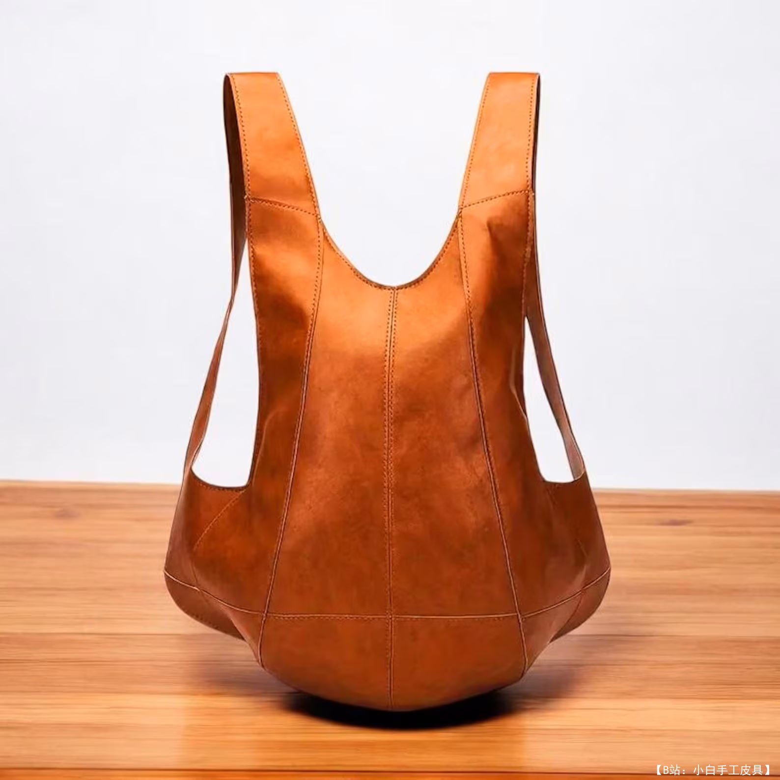 FloresPatterns 免费版型皮革运动背包 - 4