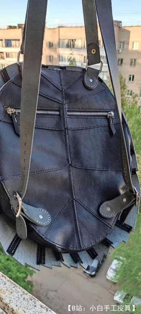 免费龟皮背包模板 - 2