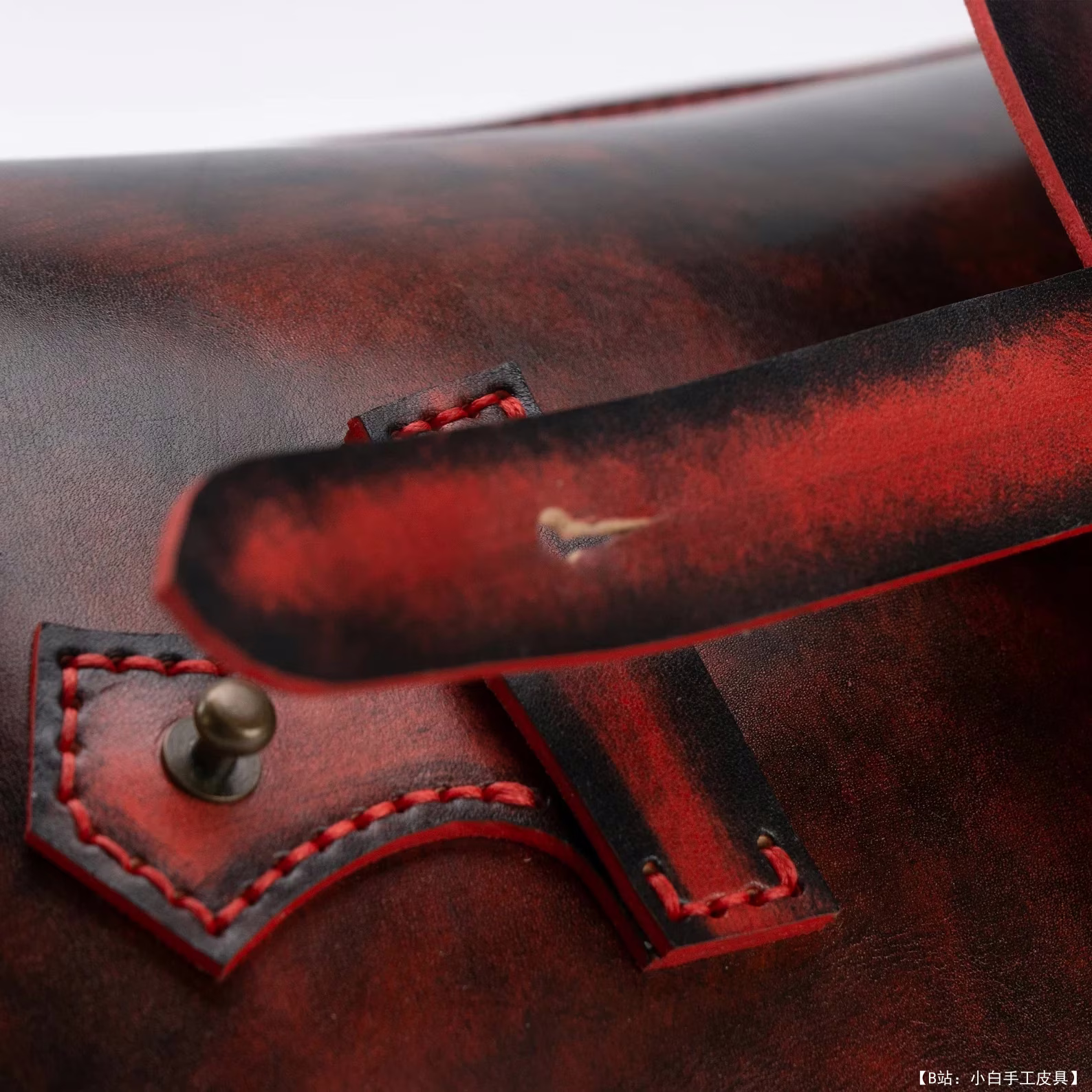 DieselpunkRo 版型皮革背包卷 - 9