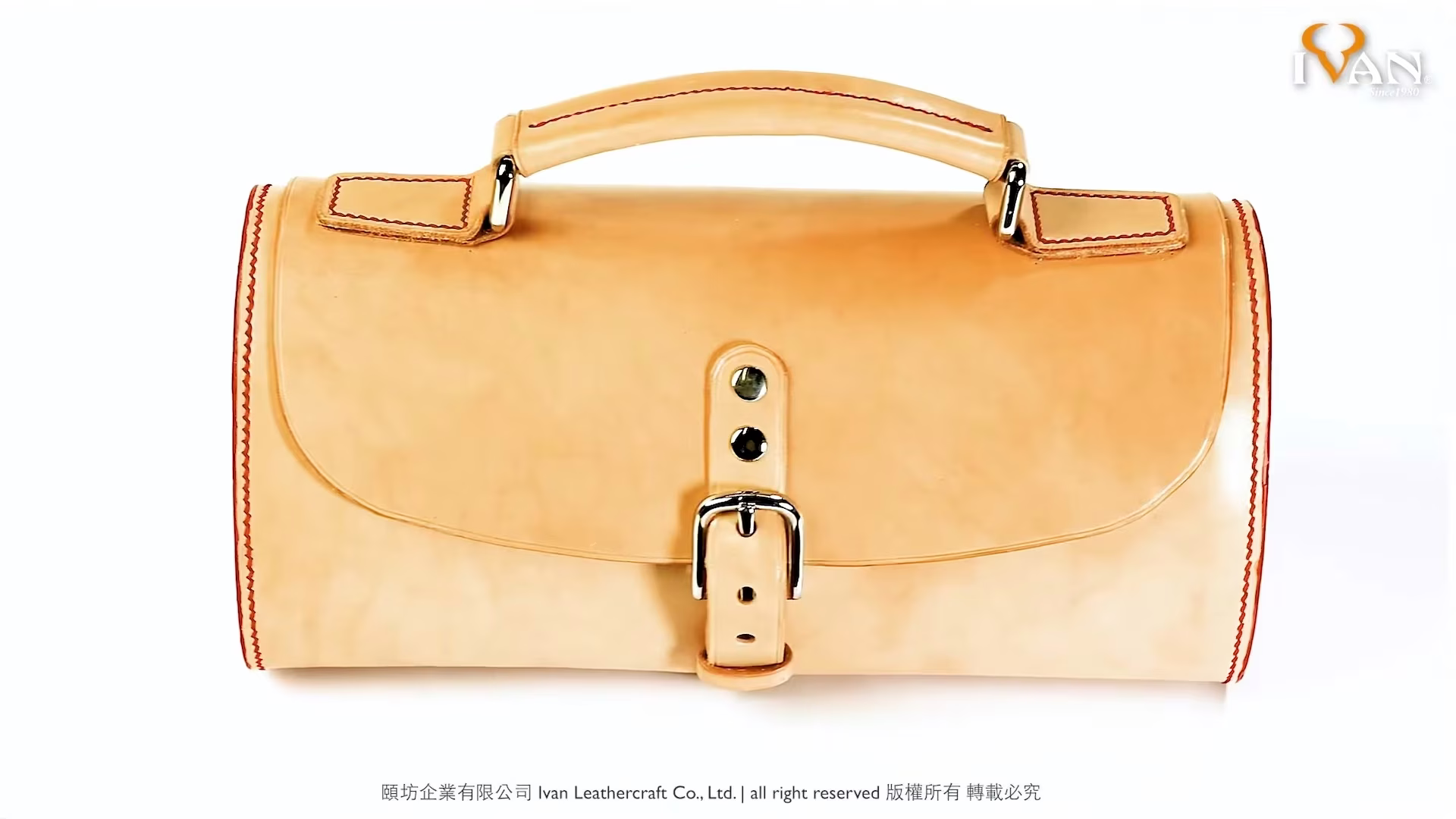 由 Ivan Leathercraft 设计的免费桶包模板 - 1