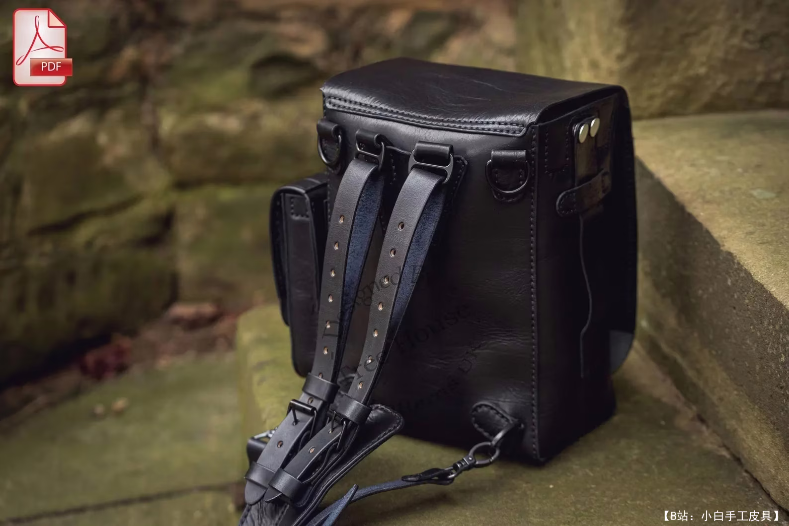 TreeHousePatternsUK 提供的免费自行车包背包版型 - 8