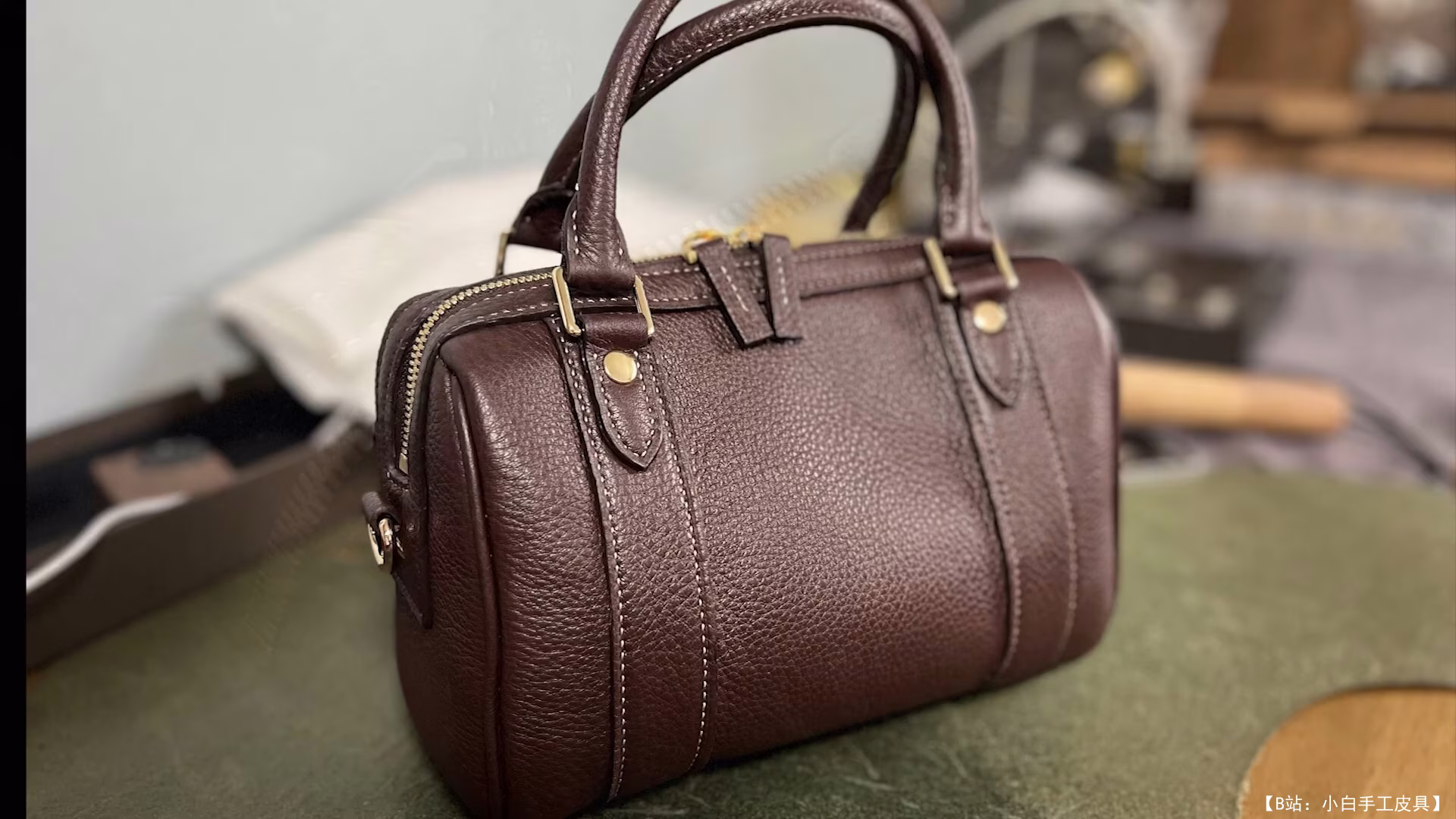 Studio Ganol 提供的免费波士顿手提包版型 - 1