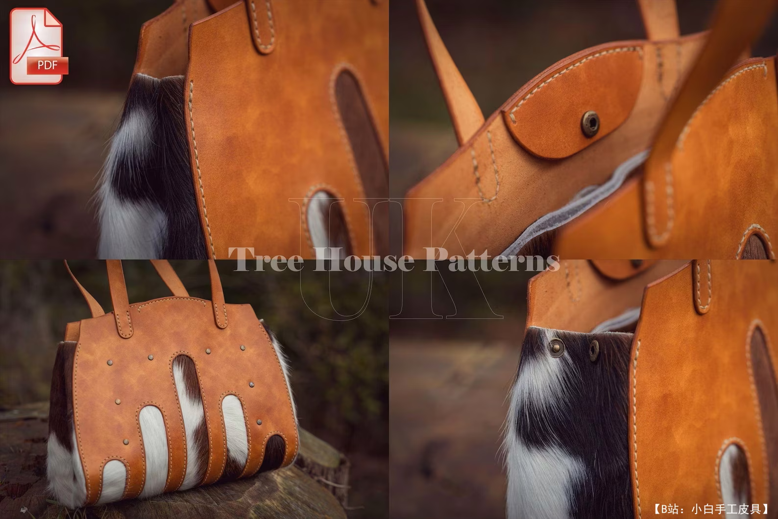 TreeHousePatternsUK 提供的免费 Dolly 斜挎包版型 - 3