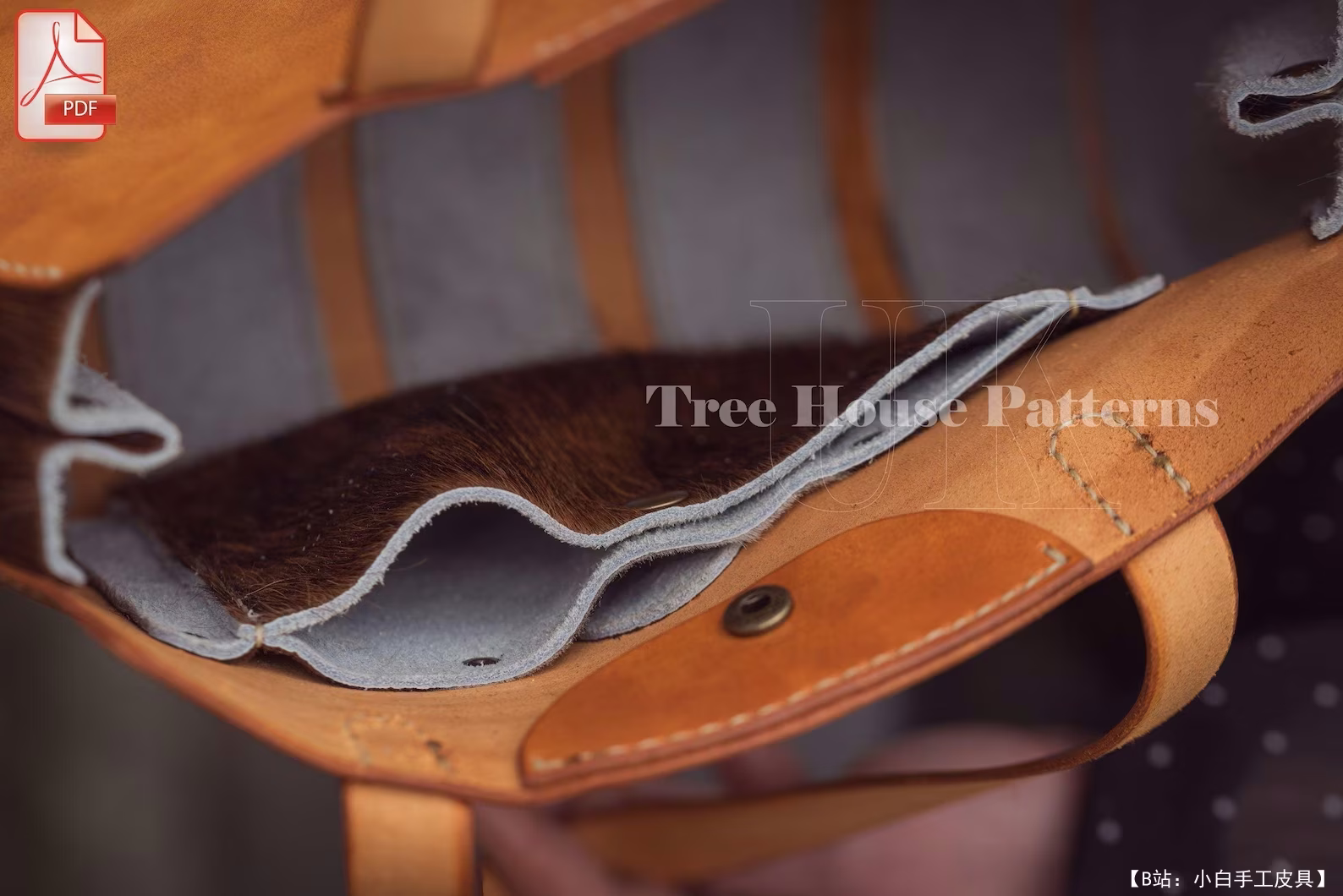 TreeHousePatternsUK 提供的免费 Dolly 斜挎包版型 - 4