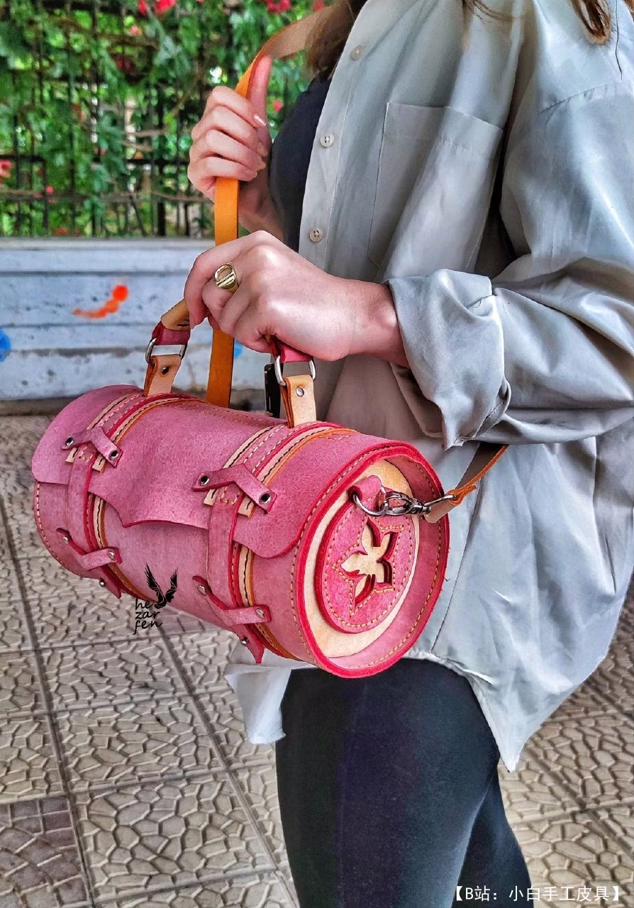 免费 Hezarfen 高顶帽子单肩包版型 - 4