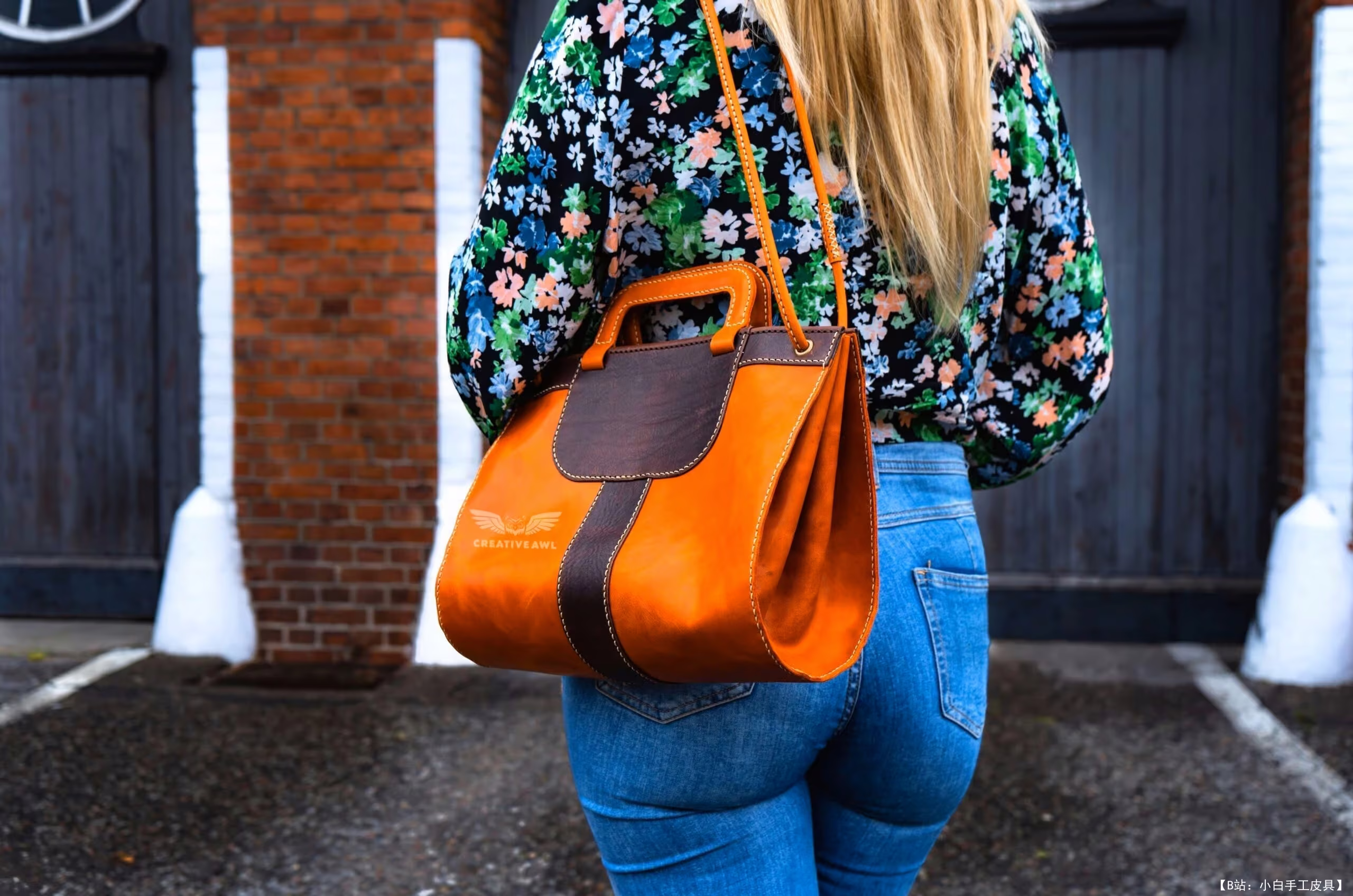 创意 Awl 设计的免费凯蒂包版型 - 2