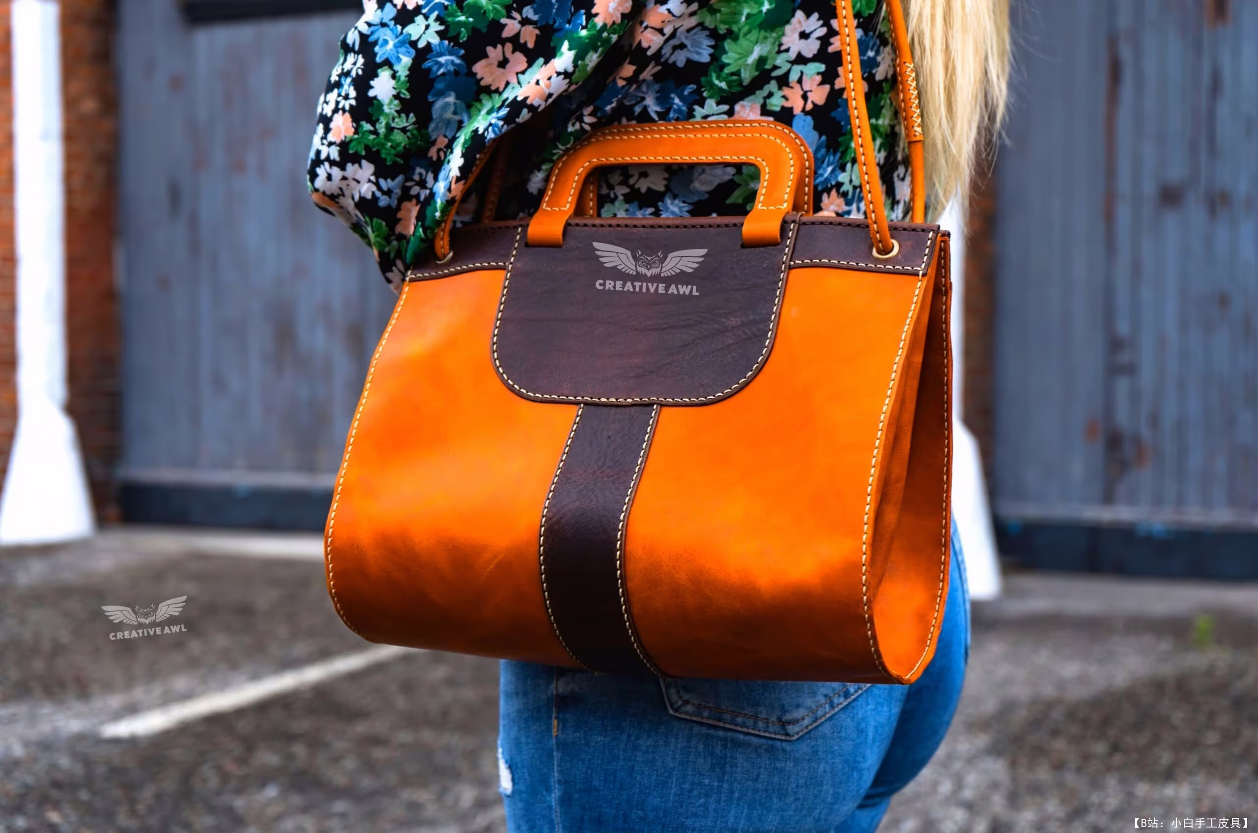 创意 Awl 设计的免费凯蒂包版型 - 9