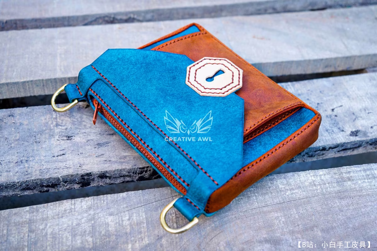 由 Creative Awl 设计的免费金赛迷你包版型 - 3