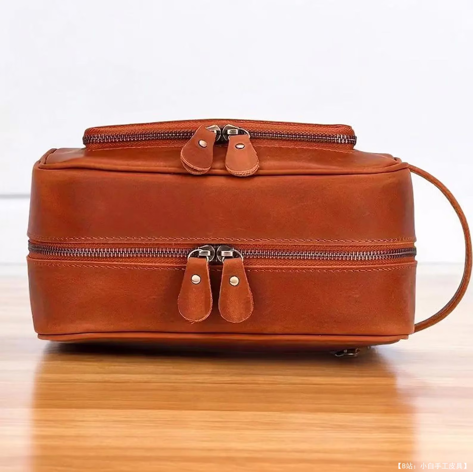 免费皮革盥洗包 2 版型（FloresPatterns 设计） - 5