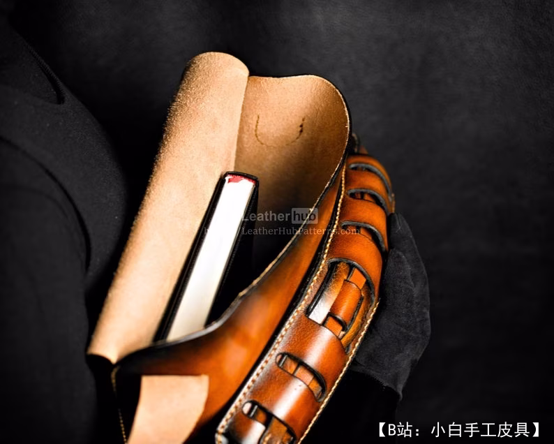 LeatherHub 提供的免费邮差包版型 - 4