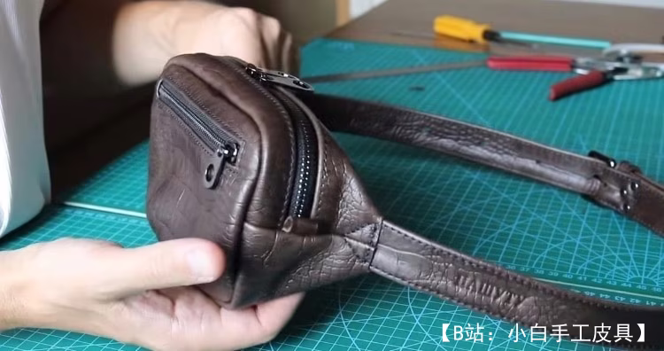 Mark Nikolai Leather 提供的免费版型香蕉包 - 2