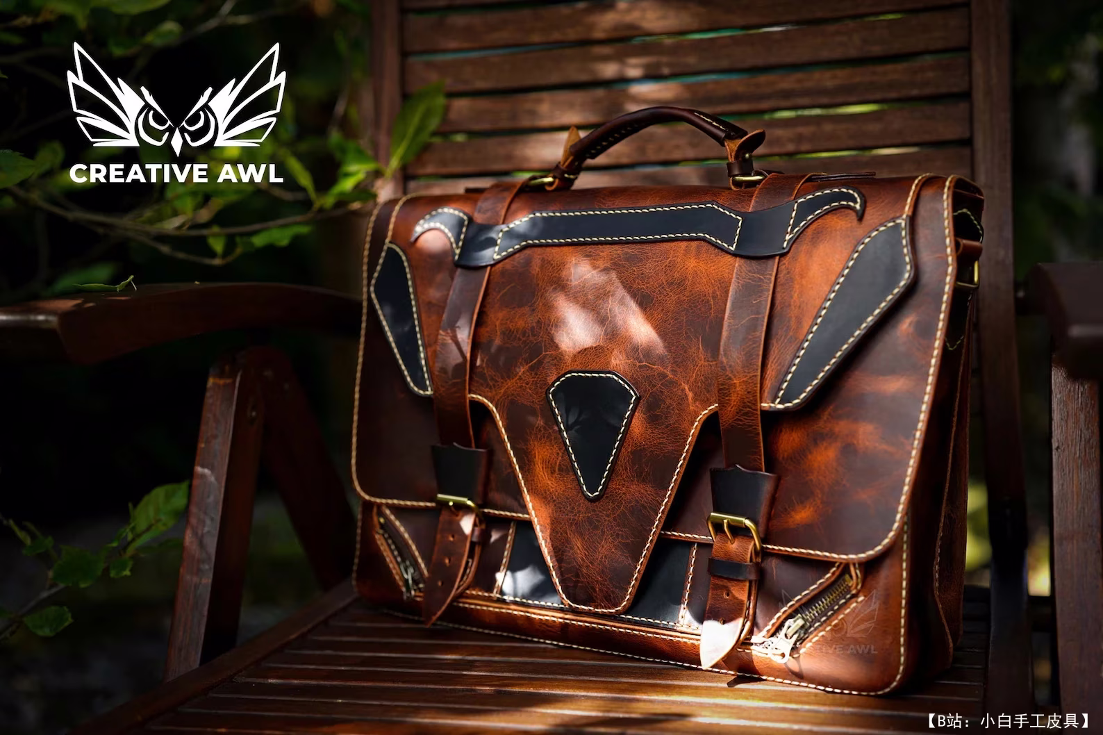 免费版型公文包笔记本电脑包 Outlaw Organizer by Creative awl - 2