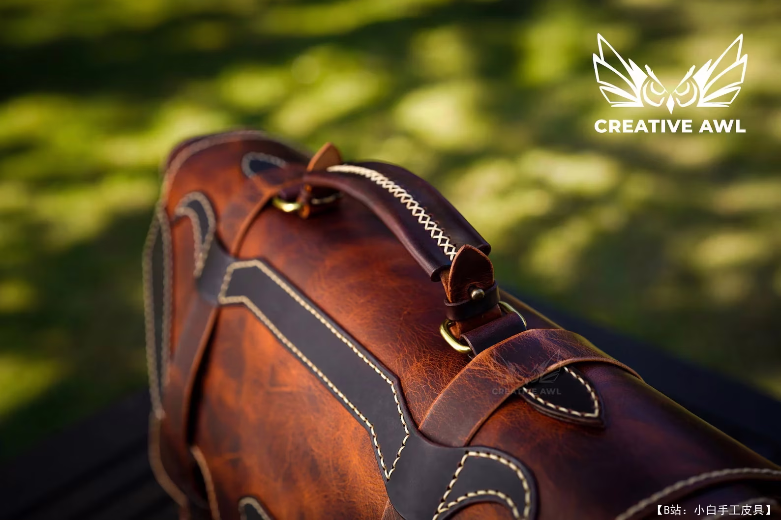 免费版型公文包笔记本电脑包 Outlaw Organizer by Creative awl - 5