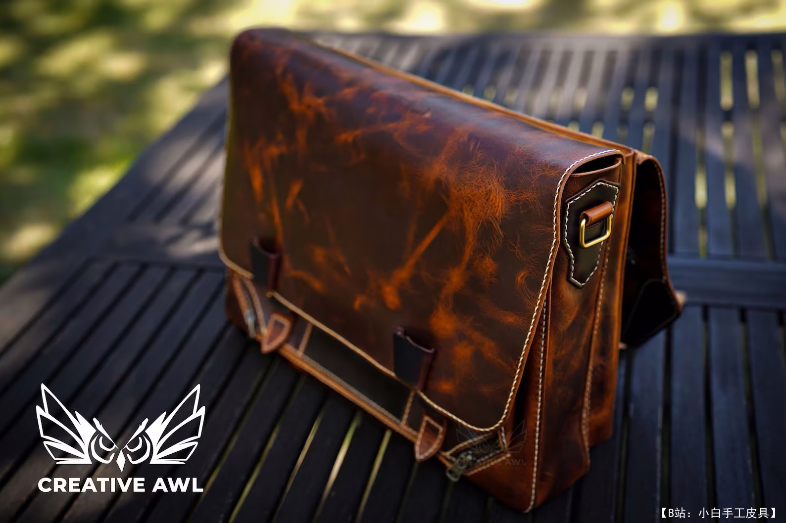 免费版型公文包笔记本电脑包 Outlaw Organizer by Creative awl - 6