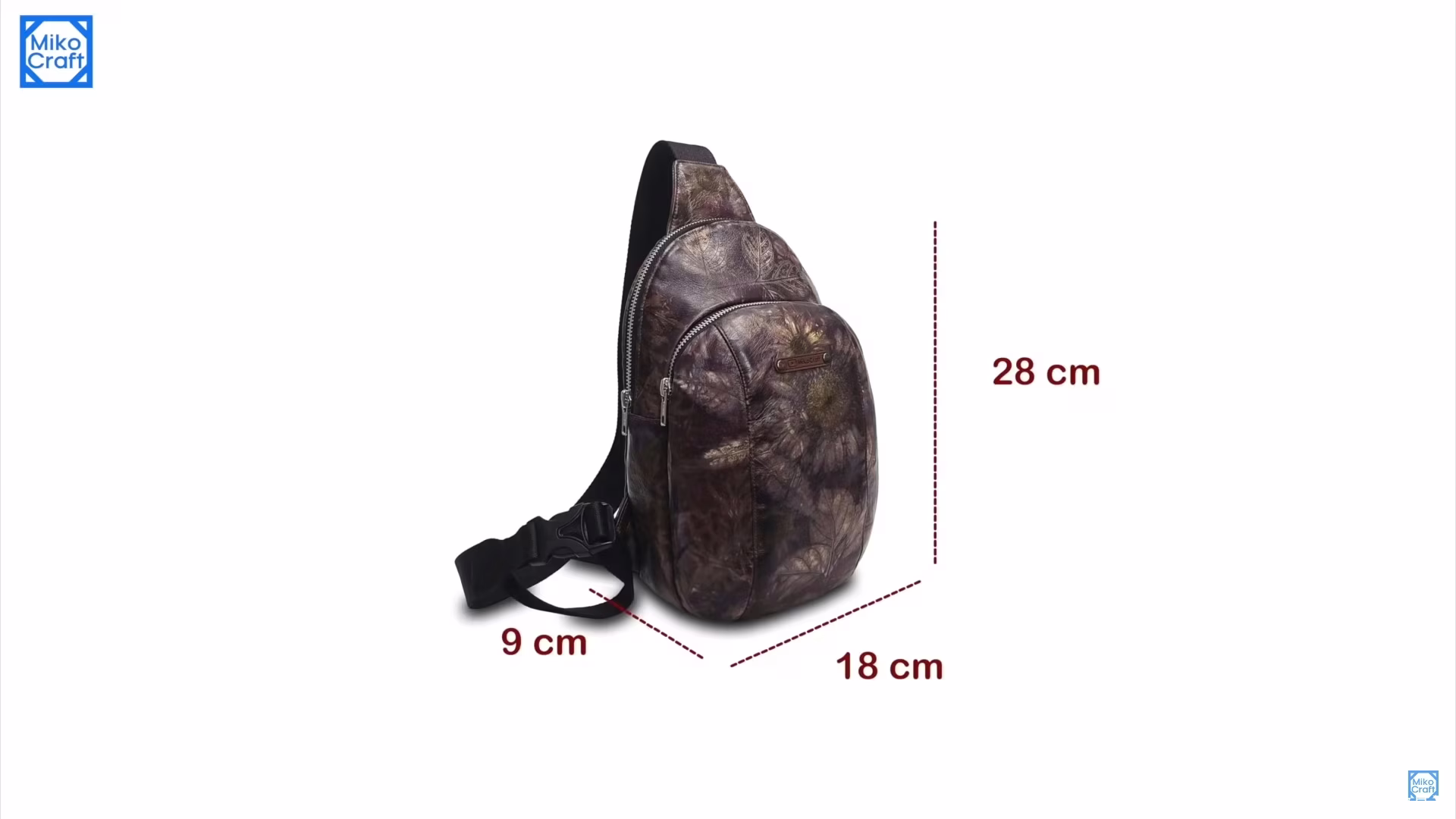 Miko Craft 免费版型斜挎包 - 4