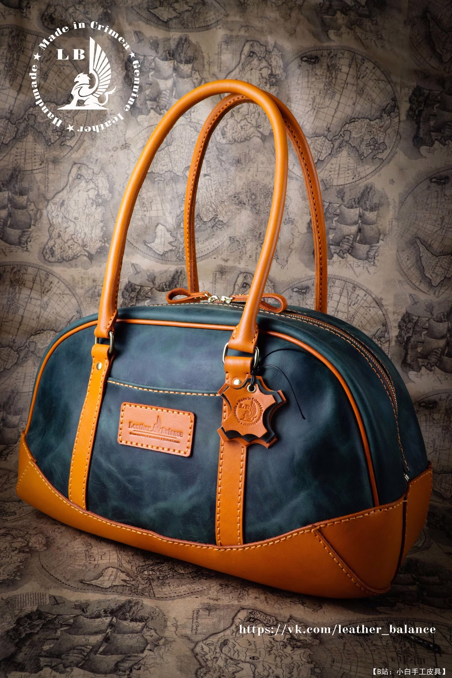 免费版型行李袋 NO.03-A 由 Leather DIY Studio 设计 - 1