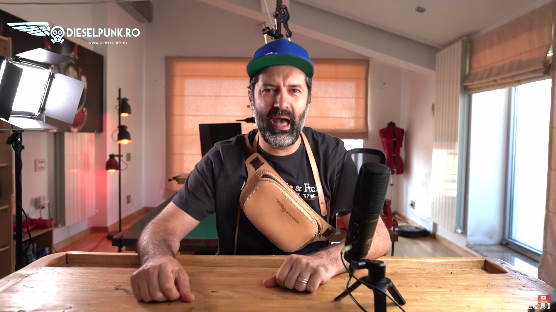 来自 DieselpunkRo 的免费版型腰包香蕉 - 2