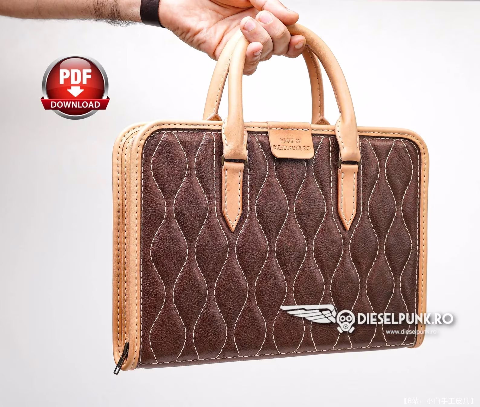 DieselpunkRo 免费版型笔记本电脑包 - 7