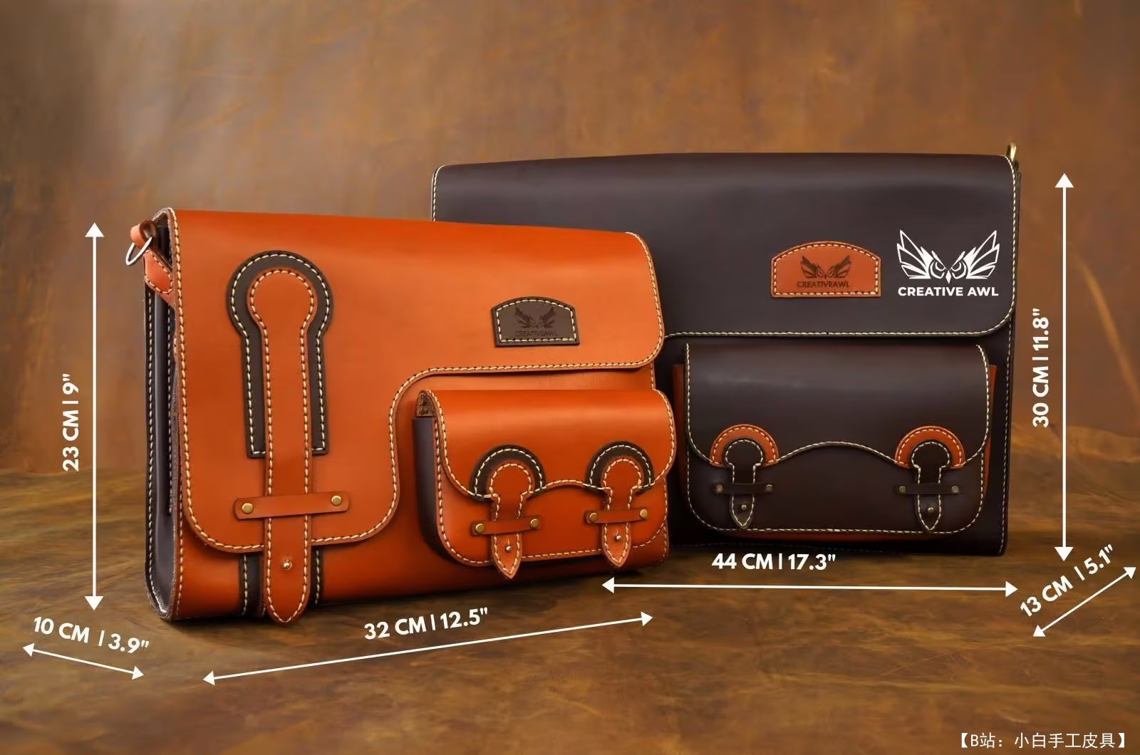 Creative Awl 免费版型大号邮差包 Vagabond - 3