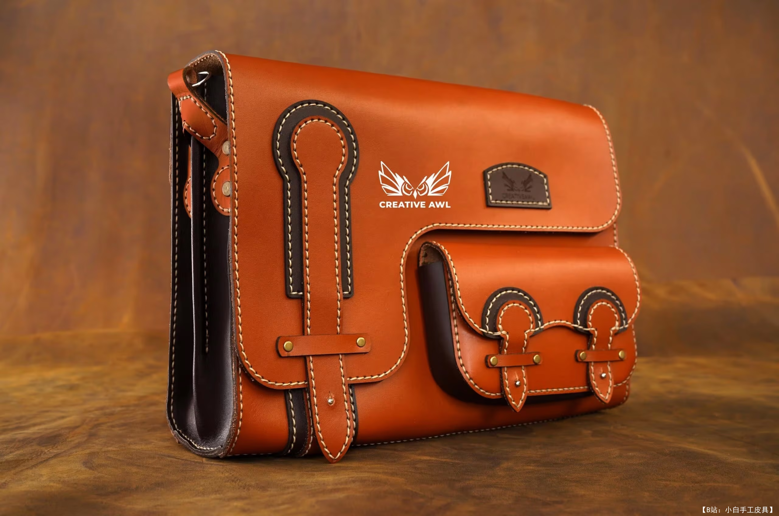 Creative Awl 免费版型大号邮差包 Vagabond - 4
