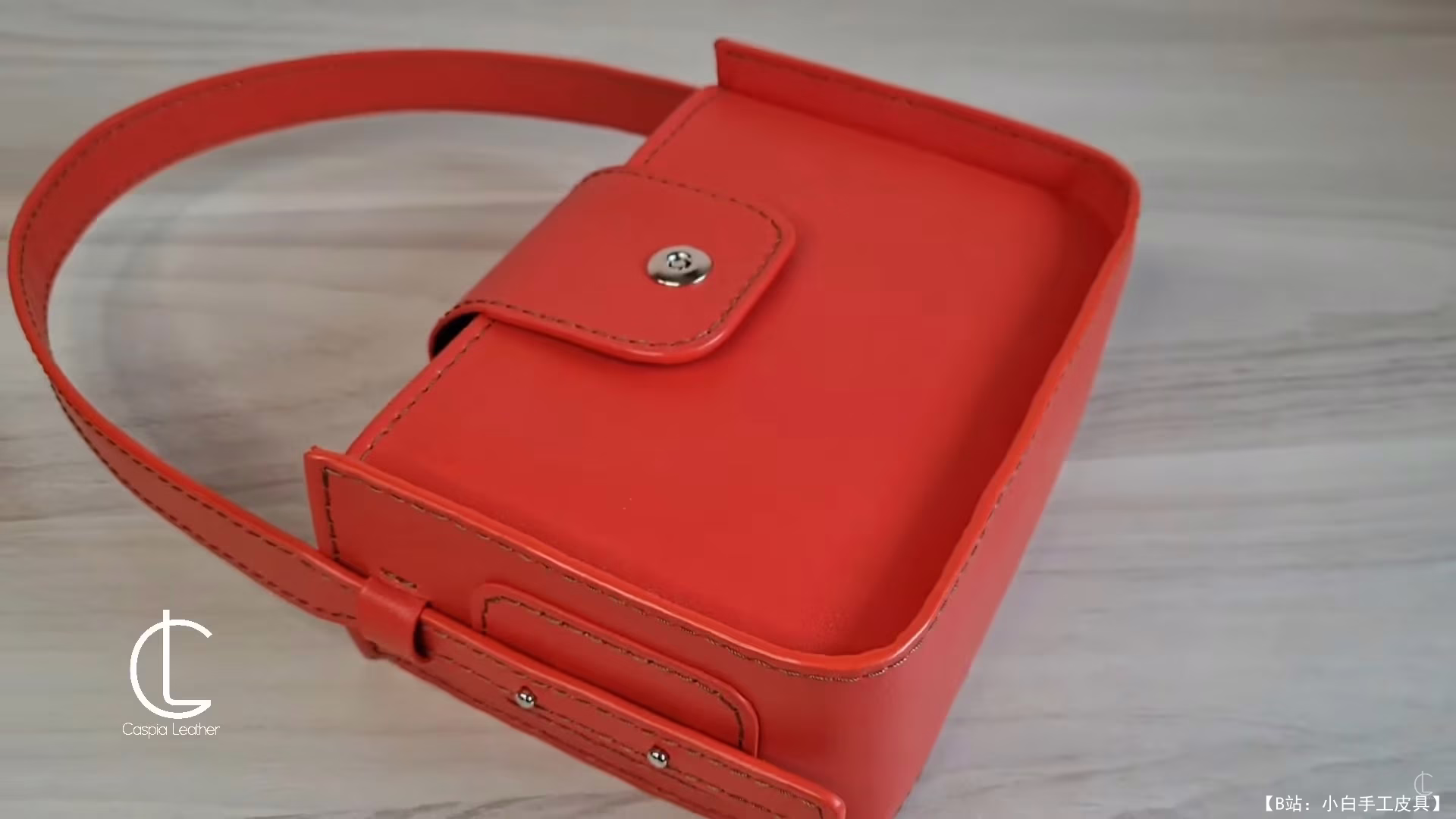 来自leathercraft62的免费版型皮包 - 5