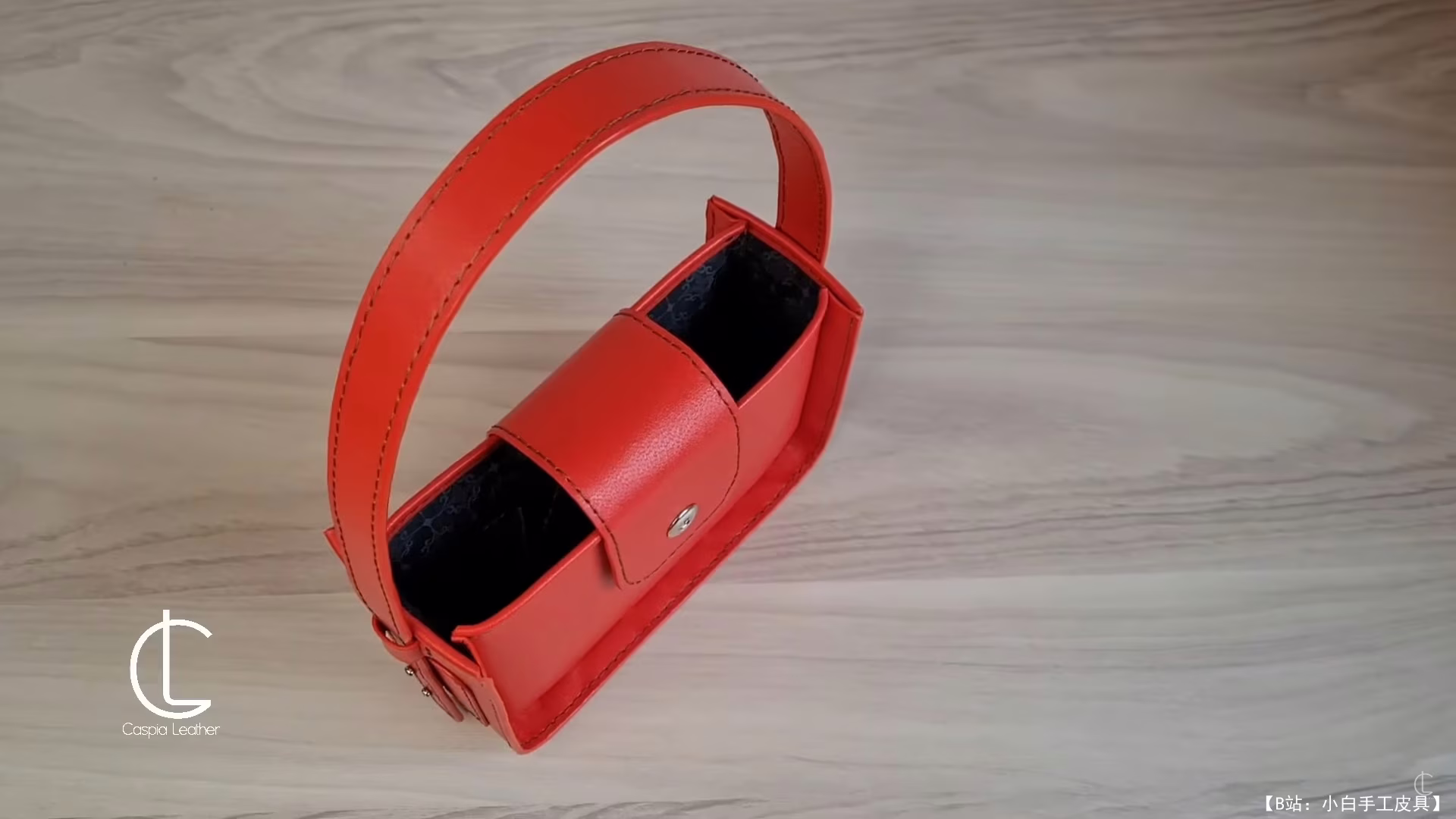 来自leathercraft62的免费版型皮包 - 6