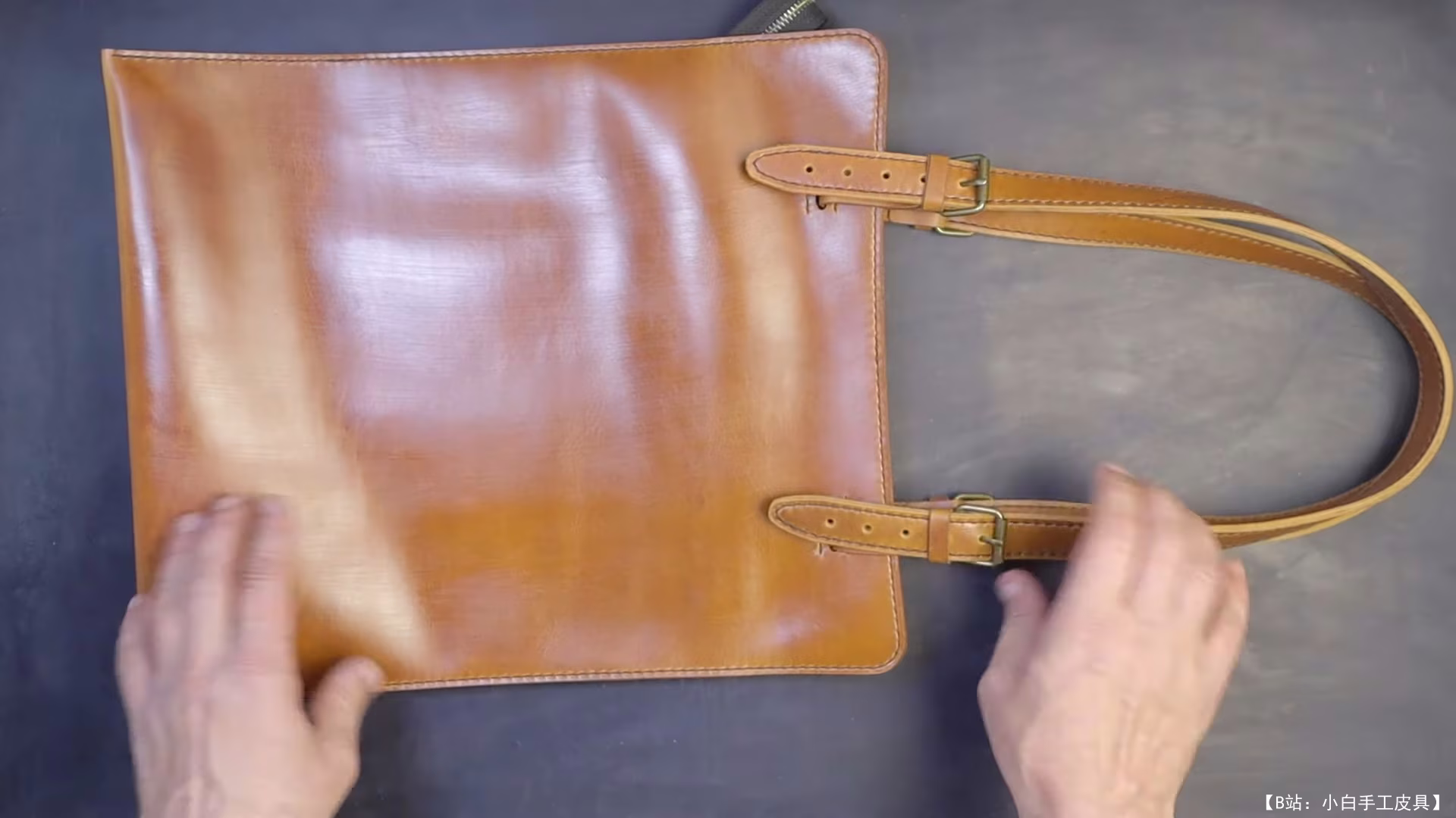 GizmoLT 的免费版型皮革手提包 - 5