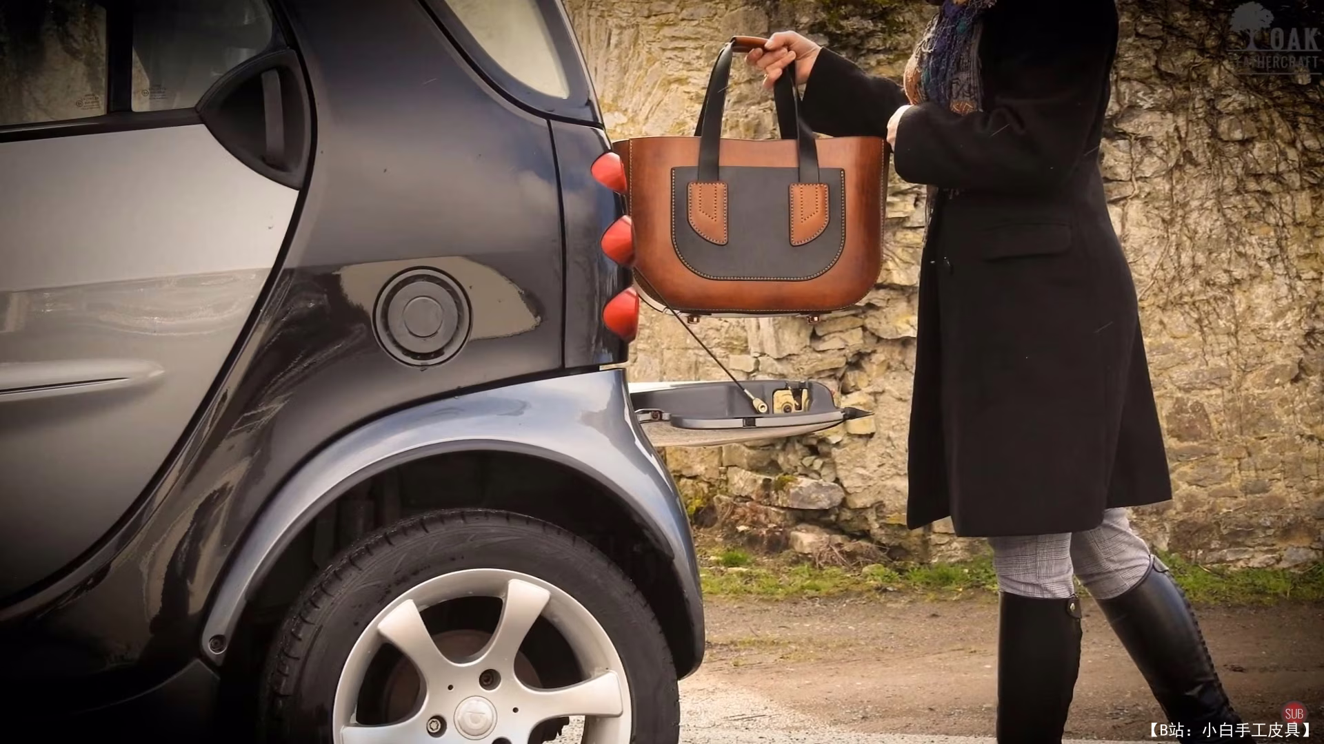 Oak Leathercraft 免费版型皮革手提包 4 - 1