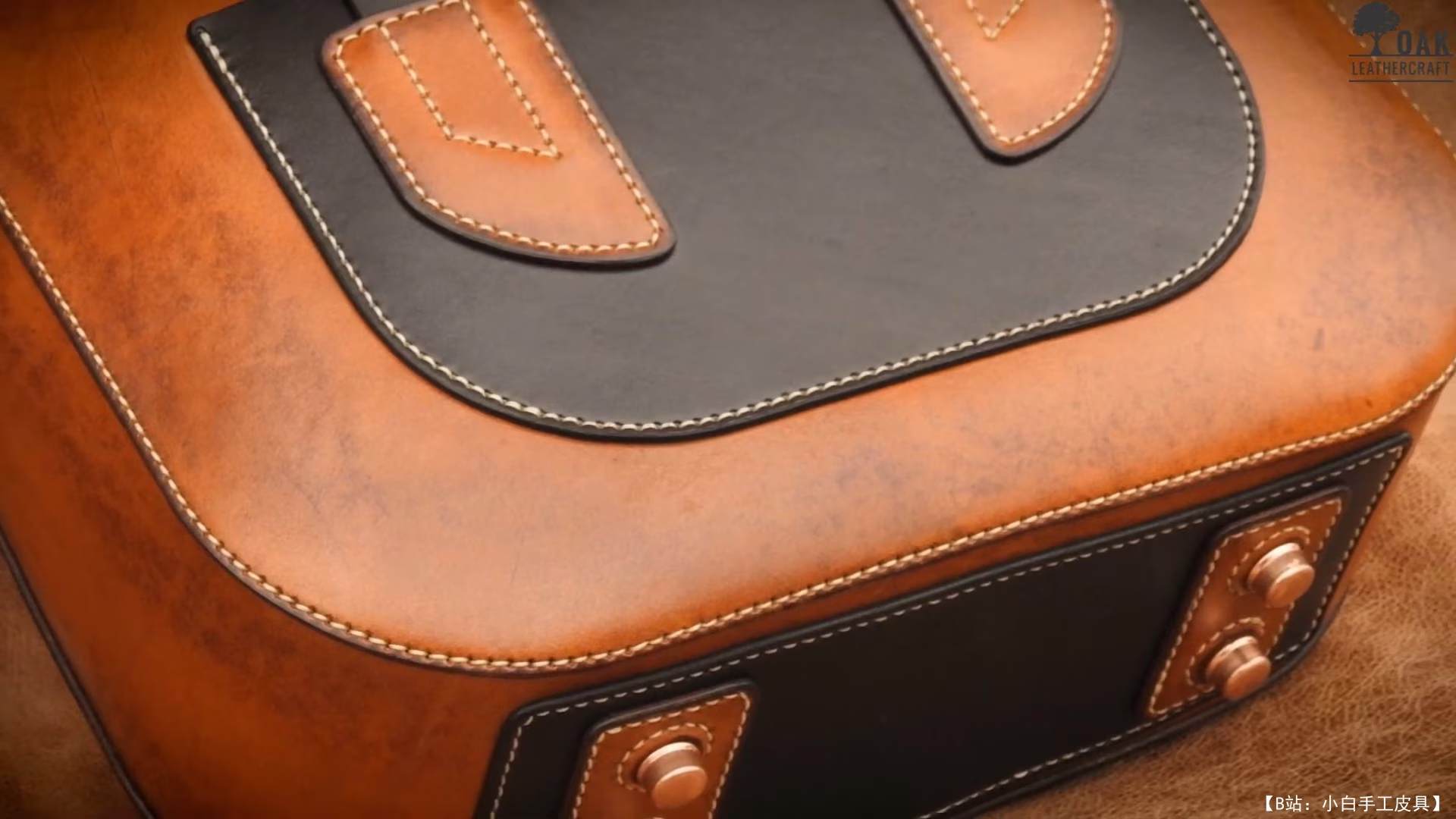 Oak Leathercraft 免费版型皮革手提包 4 - 3