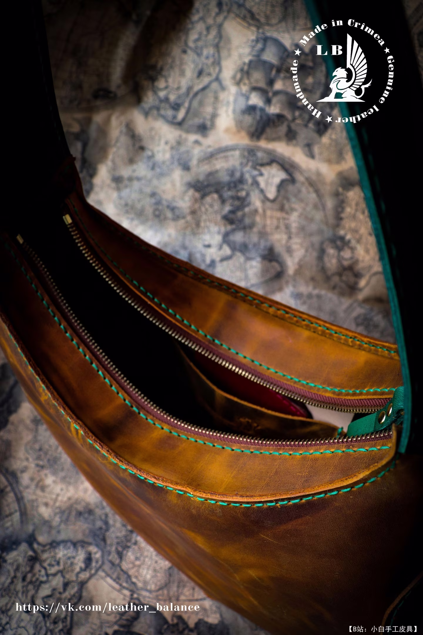 Leatherhubpatterns 的免费版型 Mandolina 手提包 - 5