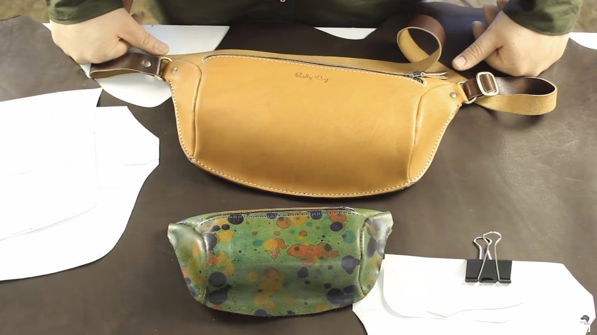 Salty Dog 腰包“Banana”的免费版型 - 1