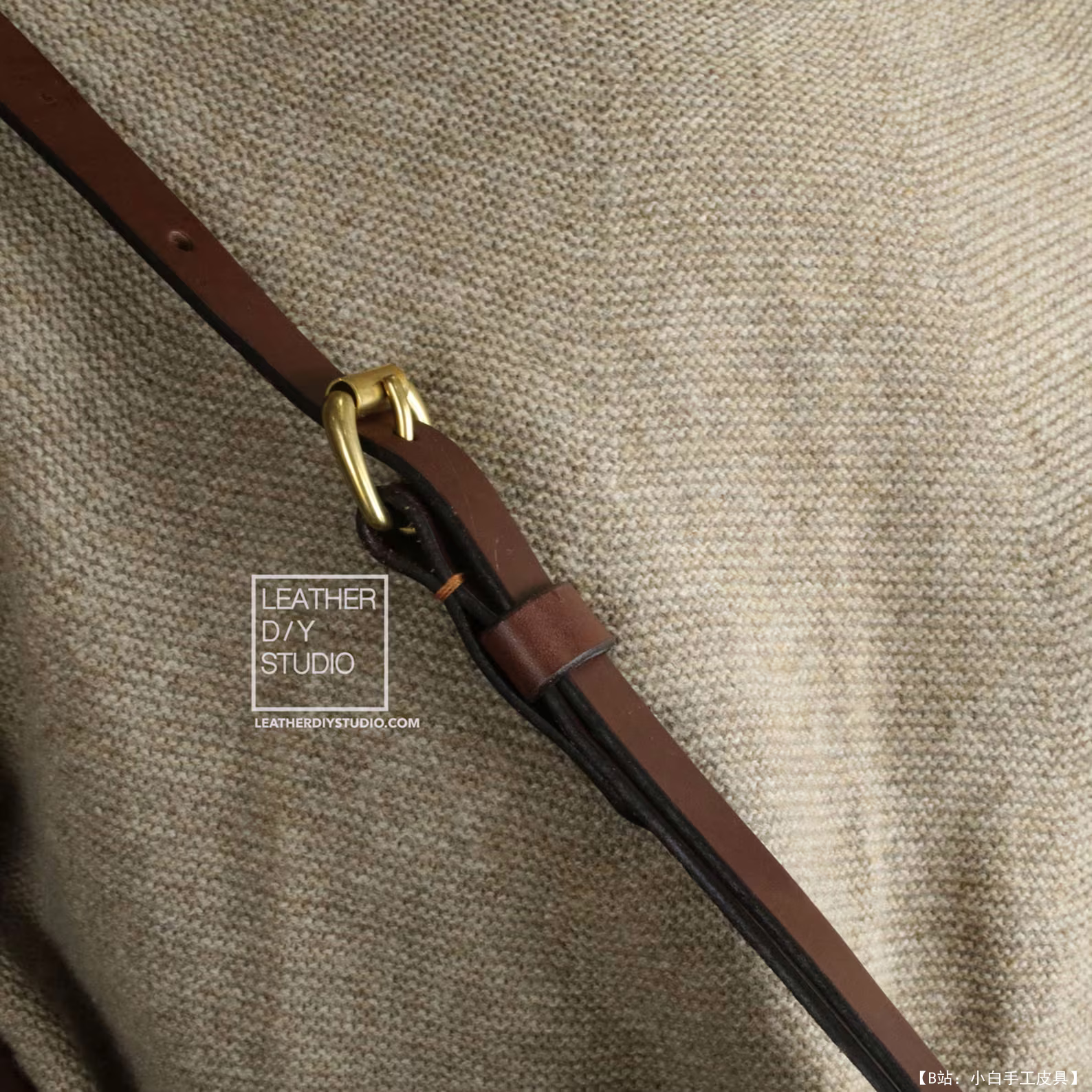 Leather DIY Studio 的免费版型单肩包 #59 - 6